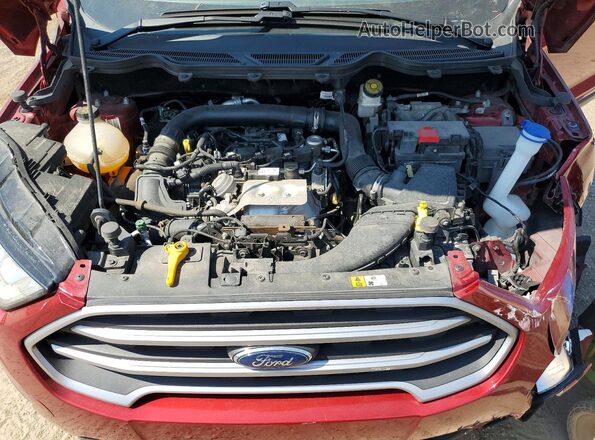 MAJ3S2GE3LC320975 2020 FORD ECOSPORT Red Widok komory silnika