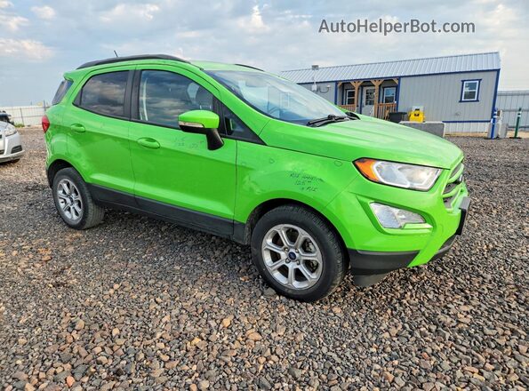 MAJ3S2GE3MC452264 2021 FORD ECOSPORT Зеленый Передняя правая четверть