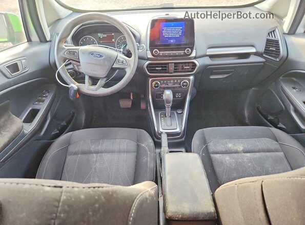MAJ3S2GE3MC452264 2021 FORD ECOSPORT Зеленый Вид панели приборов