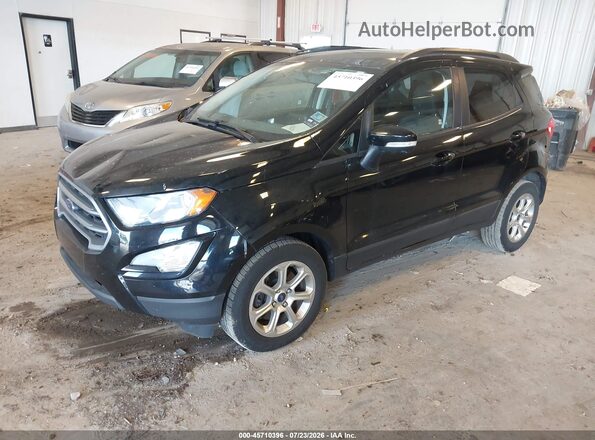 MAJ3S2GE4KC253916 2019 FORD ECOSPORT Black Առջևի ձախ երեք քառորդ տեսարան