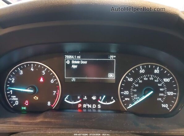 MAJ3S2GE4KC253916 2019 FORD ECOSPORT Black Հետևի նստատեղերի տեսք