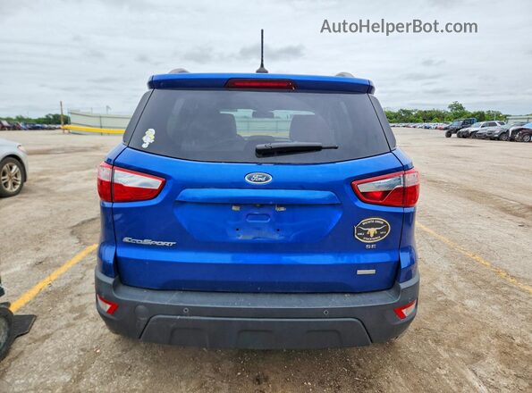 MAJ3S2GE4KC269145 2019 FORD ECOSPORT Blue Rear view