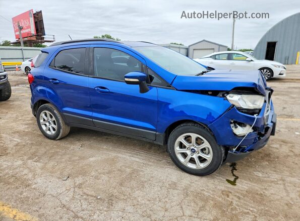 MAJ3S2GE4KC269145 2019 FORD ECOSPORT Blue Front right