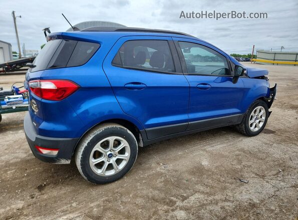 MAJ3S2GE4KC269145 2019 FORD ECOSPORT Blue Rear right