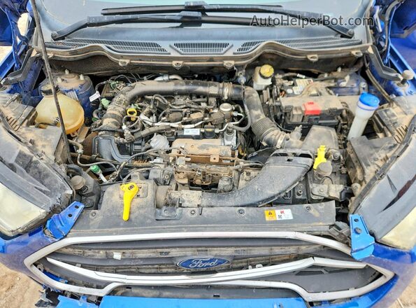 MAJ3S2GE4KC269145 2019 FORD ECOSPORT Blue Rear interior view
