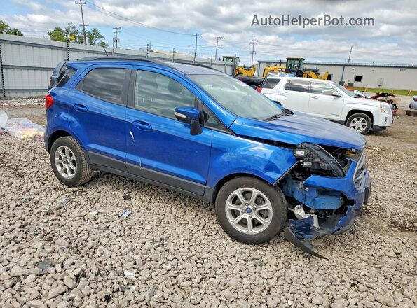 MAJ3S2GE4KC285121 2019 FORD ECOSPORT Blue Առջևի աջ