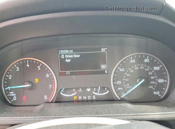 MAJ3S2GE4KC285121 2019 FORD ECOSPORT Blue Սարքավորումների վահանակի տեսք