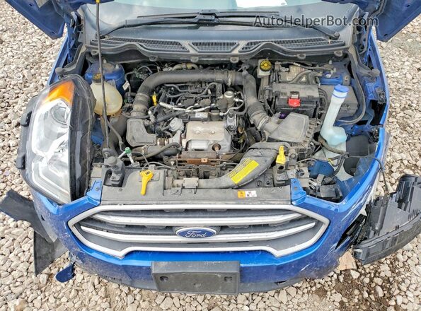 MAJ3S2GE4KC285121 2019 FORD ECOSPORT Blue Շարժիչի բաժամունքի տեսք