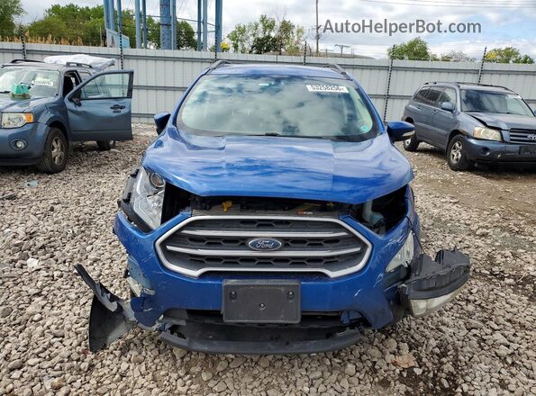 MAJ3S2GE4KC285121 2019 FORD ECOSPORT Blue Դիմացի տեսք