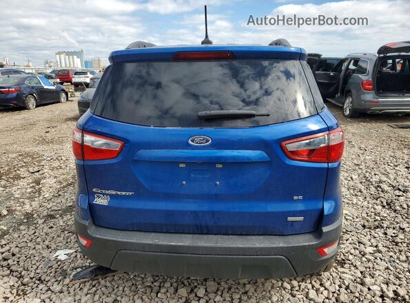 MAJ3S2GE4KC285121 2019 FORD ECOSPORT Blue Հետևի տեսք
