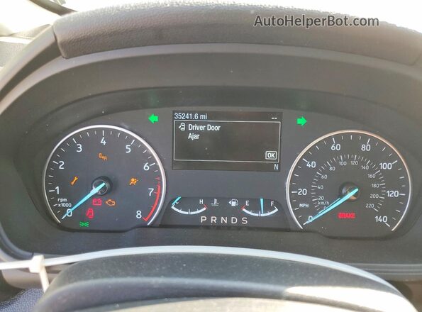 MAJ3S2GE4LC367397 2020 FORD ECOSPORT White ხელსაწყოთა პანელის ხედი