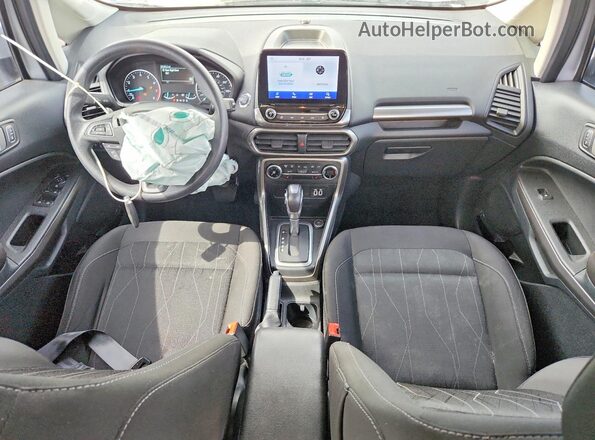 MAJ3S2GE4MC423887 2021 FORD ECOSPORT Silver Widok deski rozdzielczej