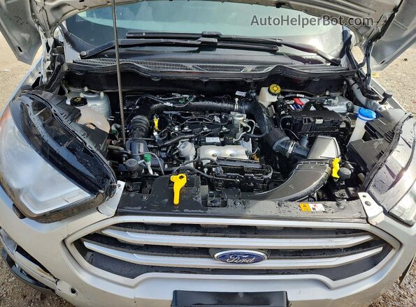 MAJ3S2GE4MC423887 2021 FORD ECOSPORT Silver Widok komory silnika