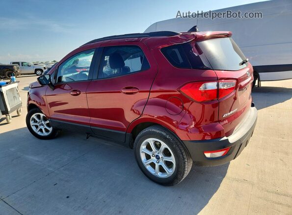 MAJ3S2GE4MC426661 2021 FORD ECOSPORT Red Rear left