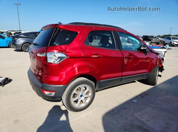 MAJ3S2GE4MC426661 2021 FORD ECOSPORT Red Rear right