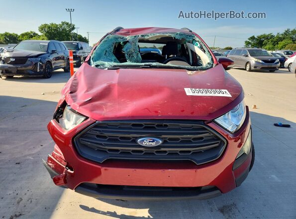 MAJ3S2GE4MC426661 2021 FORD ECOSPORT Red Front view