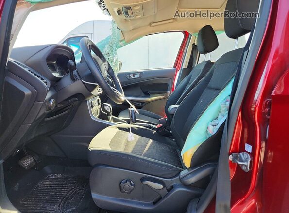 MAJ3S2GE4MC426661 2021 FORD ECOSPORT Red Front interior view