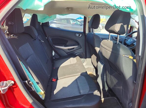 MAJ3S2GE4MC426661 2021 FORD ECOSPORT Red Rear interior view