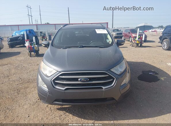 MAJ3S2GE5KC274645 2019 FORD ECOSPORT Gray ხელსაწყოთა პანელის ხედი