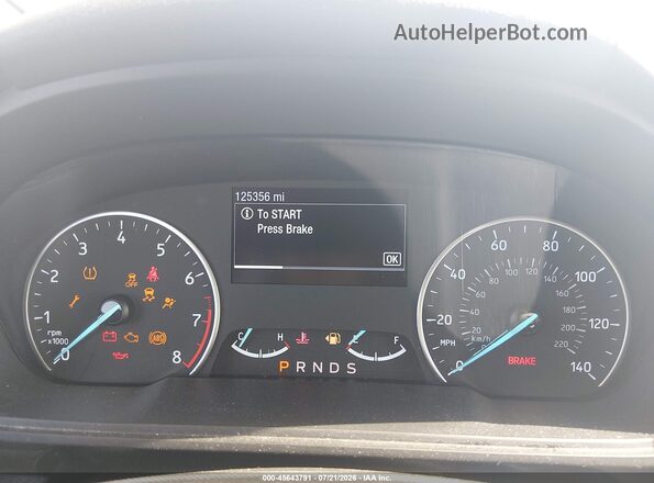 MAJ3S2GE5KC274645 2019 FORD ECOSPORT Gray უკანა სავარძლების ხედი