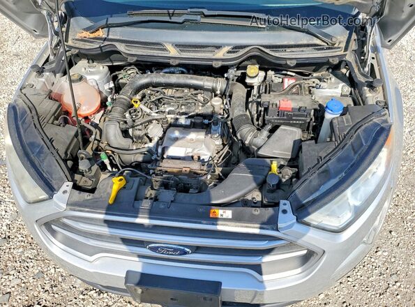 MAJ3S2GE5KC291929 2019 FORD ECOSPORT Silver Вид підкапотного простору