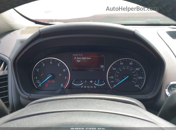 MAJ3S2GE5KC296211 2019 FORD ECOSPORT Red Vista de los asientos traseros