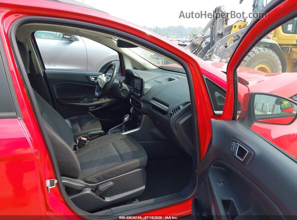 MAJ3S2GE5KC296211 2019 FORD ECOSPORT Red Vista interior delantera