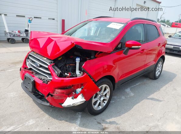 MAJ3S2GE5KC296211 2019 FORD ECOSPORT Red Vista tres cuartos delantera izquierda