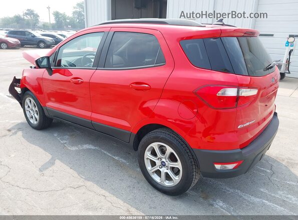 MAJ3S2GE5KC296211 2019 FORD ECOSPORT Red Trasero izquierdo
