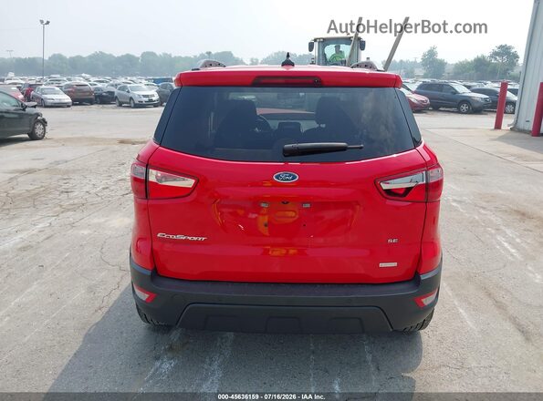 MAJ3S2GE5KC296211 2019 FORD ECOSPORT Red 