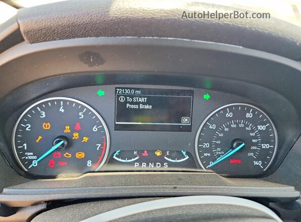 MAJ3S2GE5LC325742 2020 FORD ECOSPORT Silver Вид щитка приладів