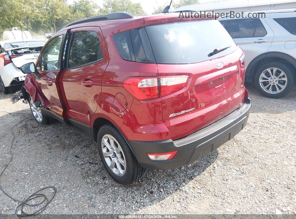 MAJ3S2GE5MC437975 2021 FORD ECOSPORT Красный Задняя левая четверть