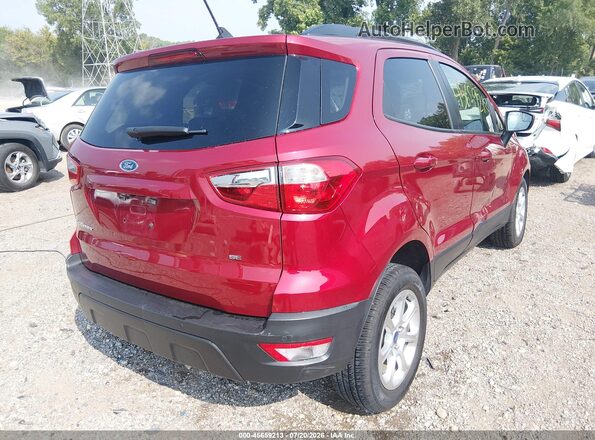 MAJ3S2GE5MC437975 2021 FORD ECOSPORT Красный Задняя правая четверть