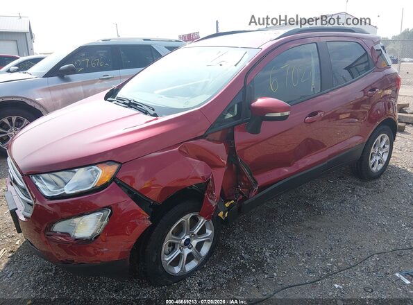 MAJ3S2GE5MC437975 2021 FORD ECOSPORT Красный Вид спереди