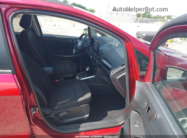 MAJ3S2GE6LC321005 2020 FORD ECOSPORT Red Widok wnętrza z przodu