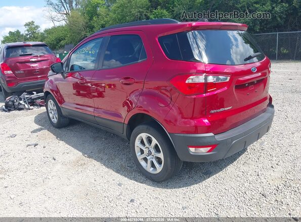 MAJ3S2GE6LC321005 2020 FORD ECOSPORT Red Tył lewy
