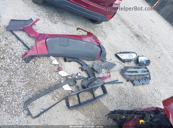 MAJ3S2GE6LC321005 2020 FORD ECOSPORT Red Widok zestawu wskaźników