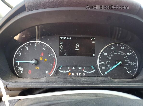 MAJ3S2GE6MC406329 2021 FORD ECOSPORT Red Instrument cluster view