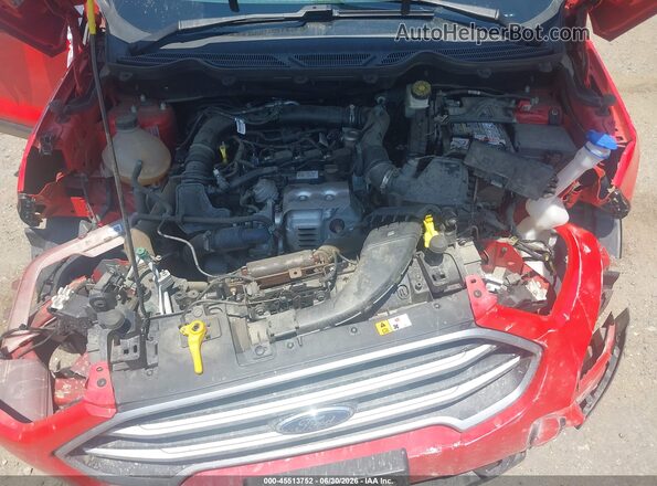 MAJ3S2GE6MC425205 2021 FORD ECOSPORT Red Widok z tyłu