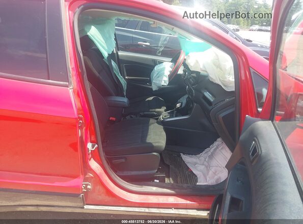 MAJ3S2GE6MC425205 2021 FORD ECOSPORT Red Widok wnętrza z przodu