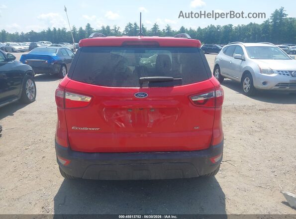 MAJ3S2GE6MC425205 2021 FORD ECOSPORT Red 