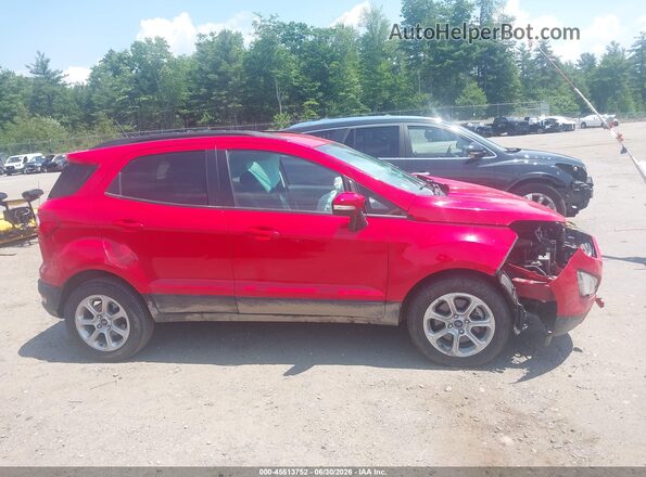 MAJ3S2GE6MC425205 2021 FORD ECOSPORT Red Widok wnętrza 360 stopni