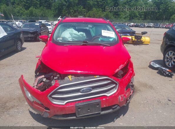 MAJ3S2GE6MC425205 2021 FORD ECOSPORT Красный Вид задней части салона