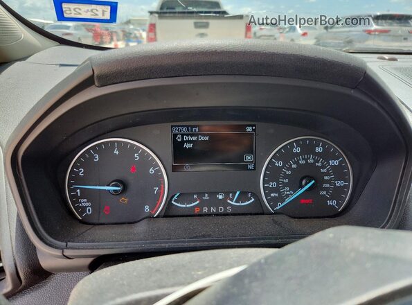 MAJ3S2GE7KC269057 2019 FORD ECOSPORT Синий Вид щитка приборов