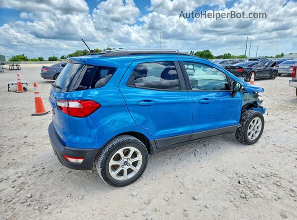MAJ3S2GE7KC269057 2019 FORD ECOSPORT Синий Задняя правая четверть