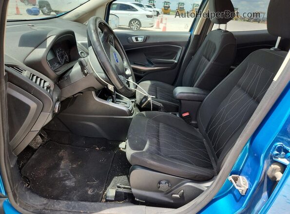 MAJ3S2GE7KC269057 2019 FORD ECOSPORT Синий Вид салона спереди