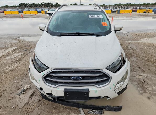 MAJ3S2GE7KC289440 2019 FORD ECOSPORT White წინა ხედი