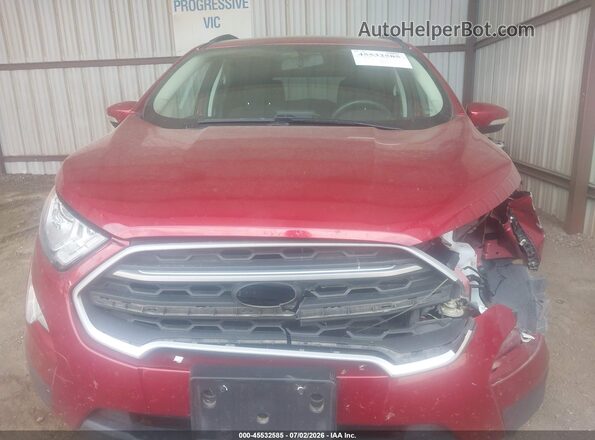 MAJ3S2GE7LC345426 2020 FORD ECOSPORT Red Սարքավորումների վահանակի տեսք