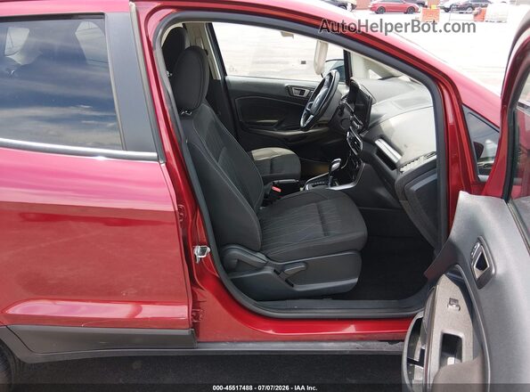 MAJ3S2GE7LC371041 2020 FORD ECOSPORT Red Front interior view