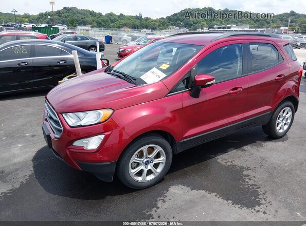 MAJ3S2GE7LC371041 2020 FORD ECOSPORT Red Front left
